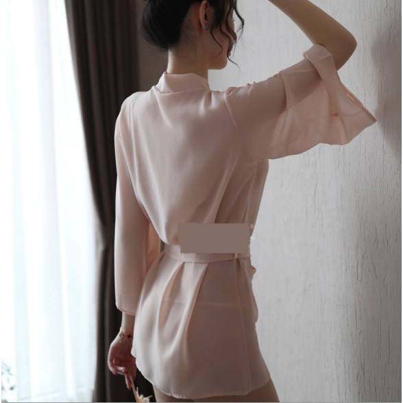 Áo Ngủ Nữ❤️FREESHIP❤️ [Giảm 5K nhập mã DONG5] Áo Ngủ Nữ Voan + Tặng Quần Chip A07 | BigBuy360 - bigbuy360.vn