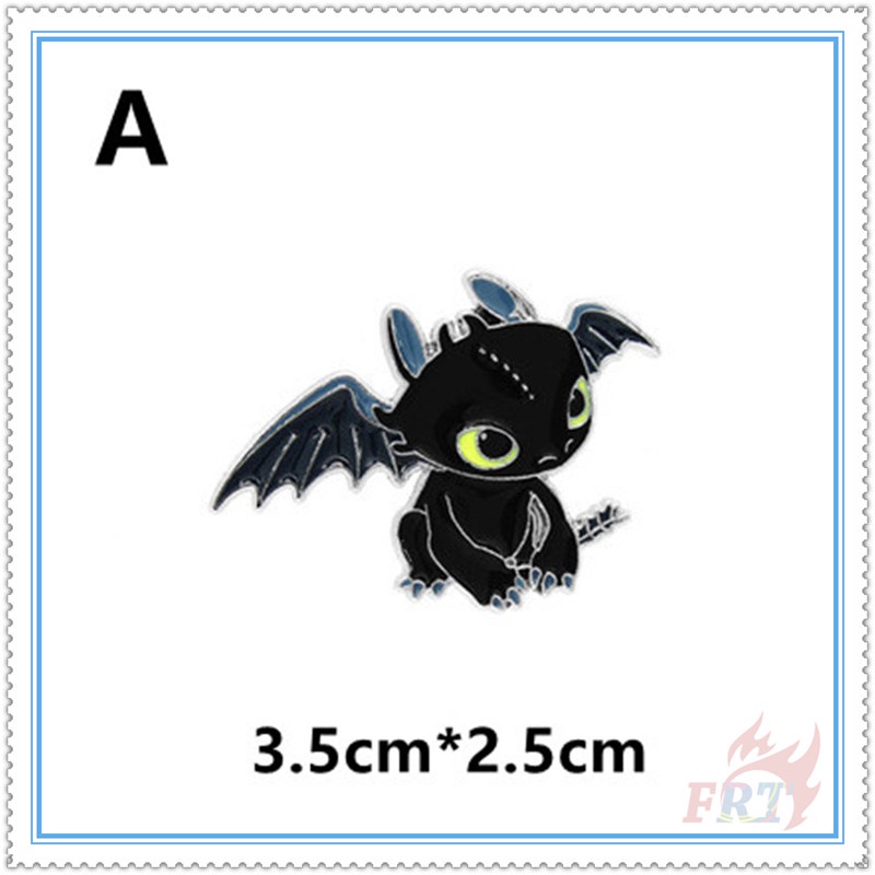 ★ # How to Train Your Dragon Series 01 Ghim Cài Áo ★ 1 Huy Hiệu Cài Áo Hình Nhân Vật Hoạt Hình Ngộ Nghĩnh