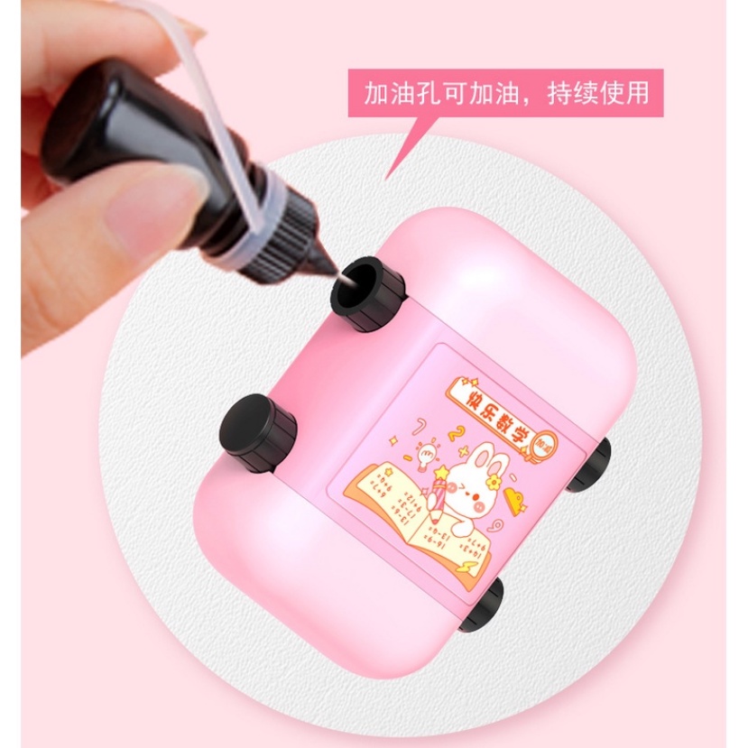 [2022 Thiết Kế Mới] 2-in-1Máy in con lăn tạo phép tính cộng trừ,máy tạo phép tính đơn giản ra bài tập cho bé học toán - Con lăn phép toán