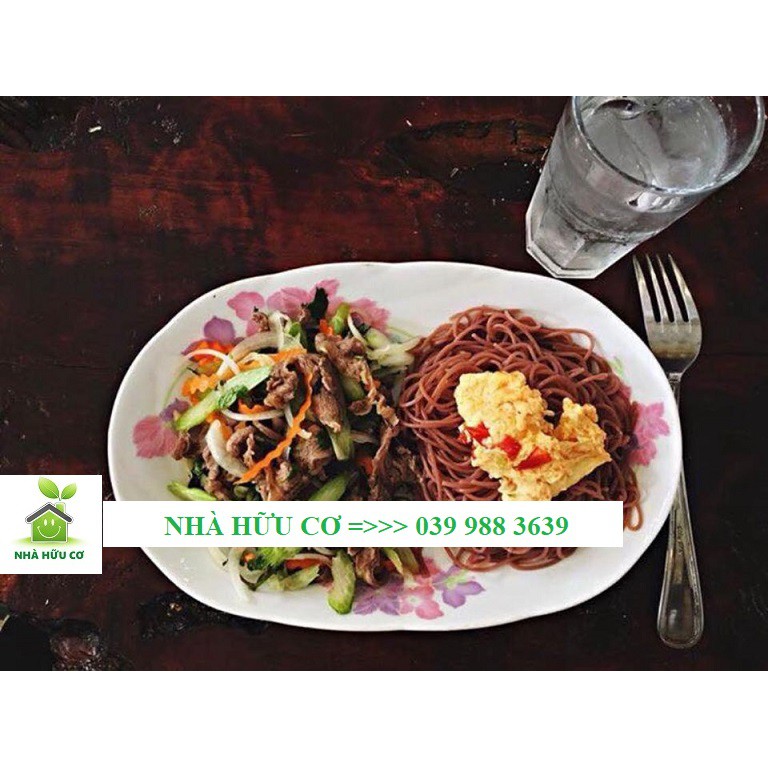Bún gạo lứt Phở gạo lứt 500gr Date: 11/2022 Nhà Hữu Cơ