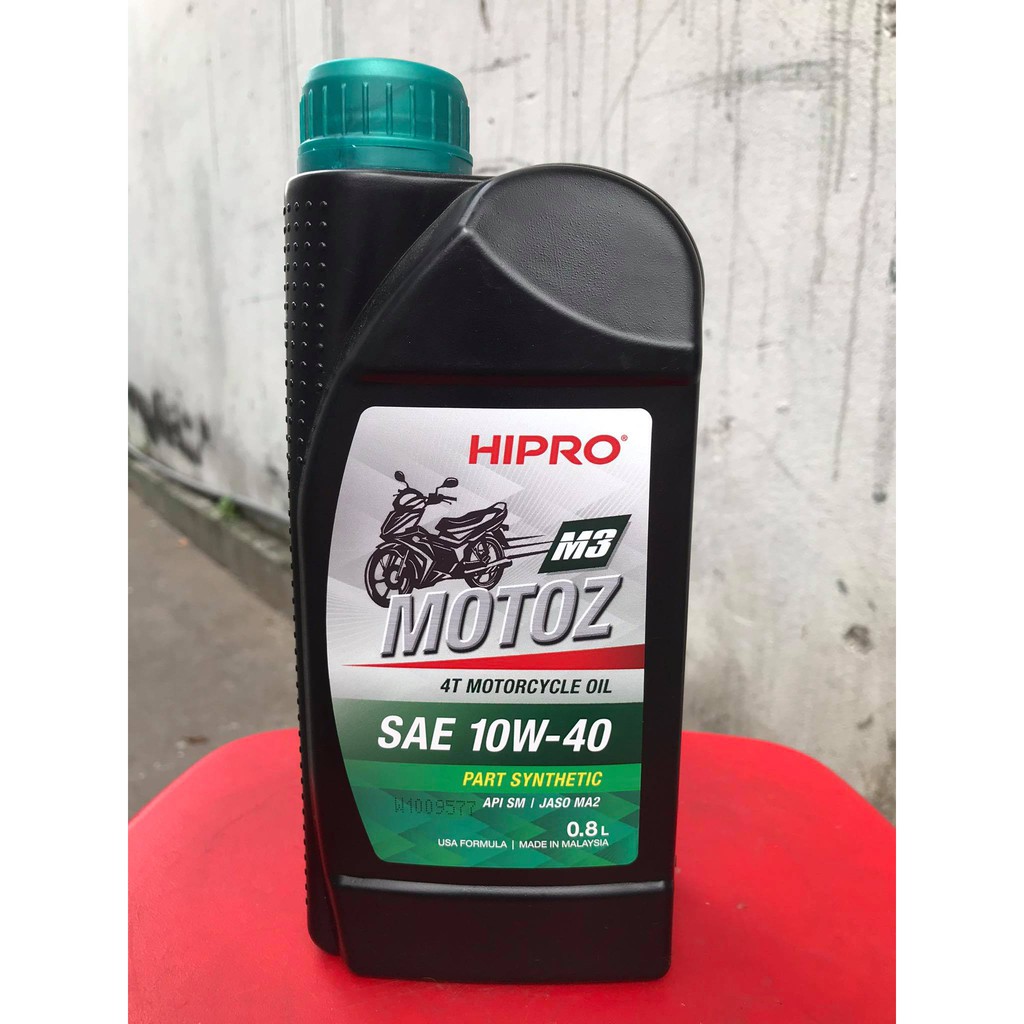 HIPRO MOTOZ M3 10W40 I NHỚT BÁN TỔNG HỢP CHO XE SỐ