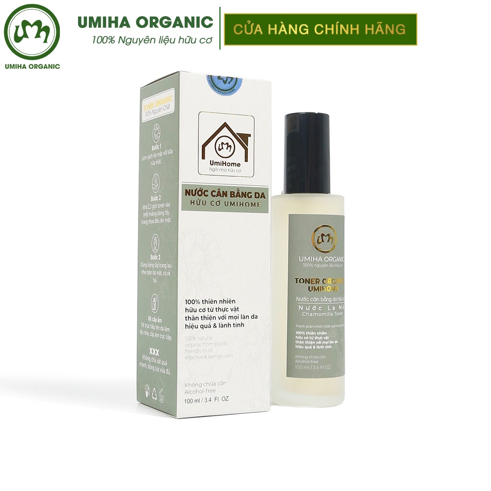 Toner Hoa Cúc La Mã hữu cơ UMIHA ORGANIC 50/100ml | Gíup cấp ẩm cân bằng da hiệu quả