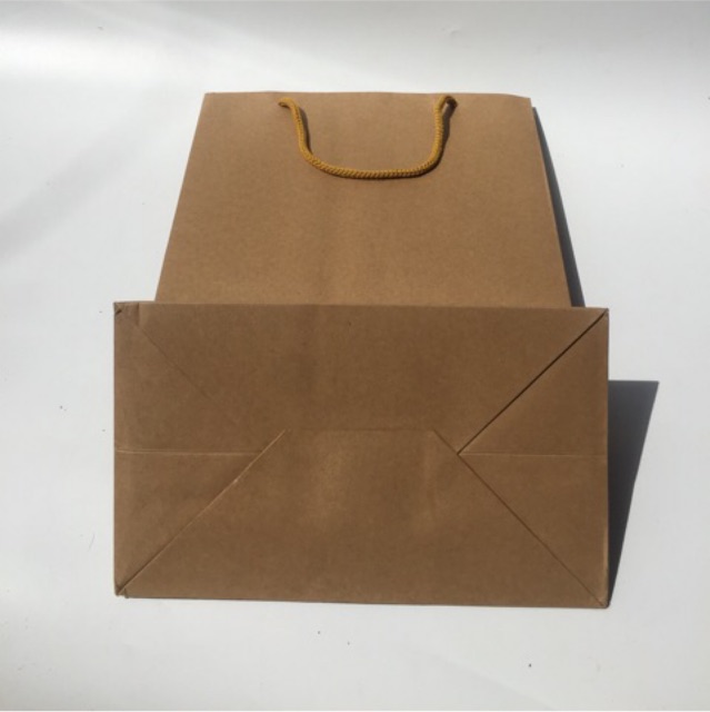 10 Túi giấy kraft to đựng quần áo, hộp giày kt 25x36x15