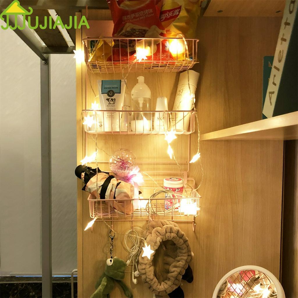 Giá Đựng Đồ JUJIAJIA Thiết Kế Dạng Tầng Gắn Tường Không Cần Đục Lỗ Dùng Cho Ký Túc Xá Tiện Dụng