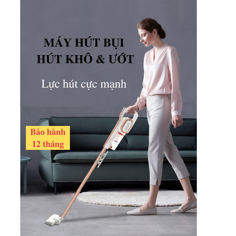 Máy hút bụi cầm tay mini nhỏ gọn tiện lợi có dây công suất lớn  - Hút sạch mọi vị trí ngóc ngách JJ098