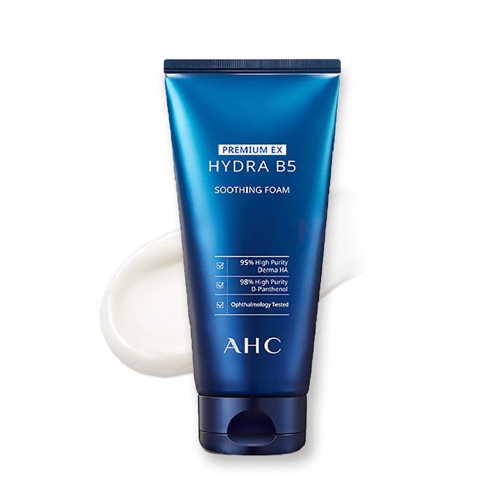 Sữa Rửa Mặt Tạo Bọt Làm Sạch Dịu Nhẹ Cho Da Nhạy Cảm AHC ExHydra B5 Cleansing Foam 140ml