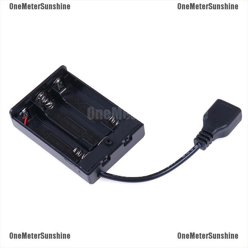 Bộ Hộp Pin 3 Pin Có Cổng Usb Cho Khối Đèn Led | BigBuy360 - bigbuy360.vn
