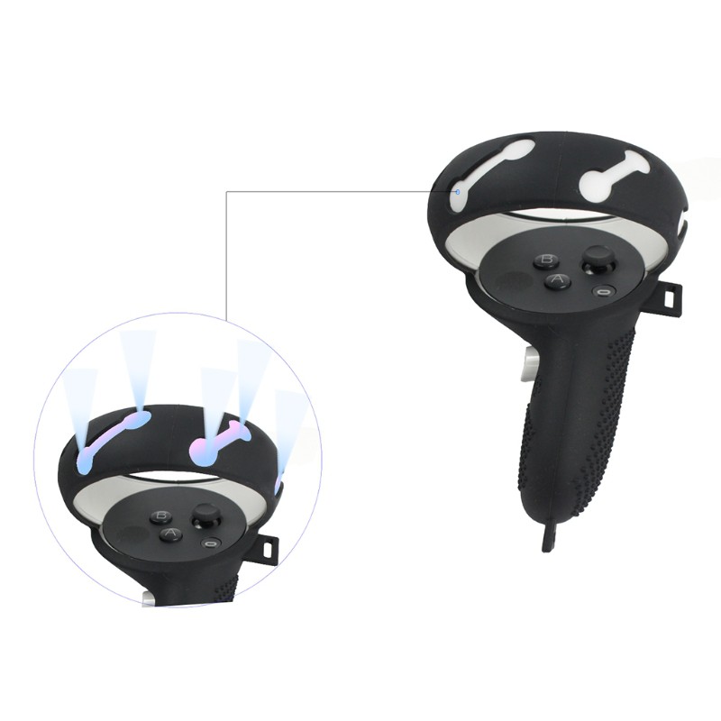 Ốp Silicon Bảo Vệ Mắt Kính Thực Tế Ảo Cho Oculus Quest 2