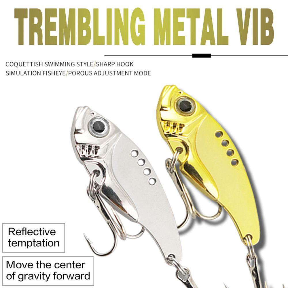 Mồi Câu Cá Giả Bằng Kim Loại Cứng Kèm Móc Mắt 3D