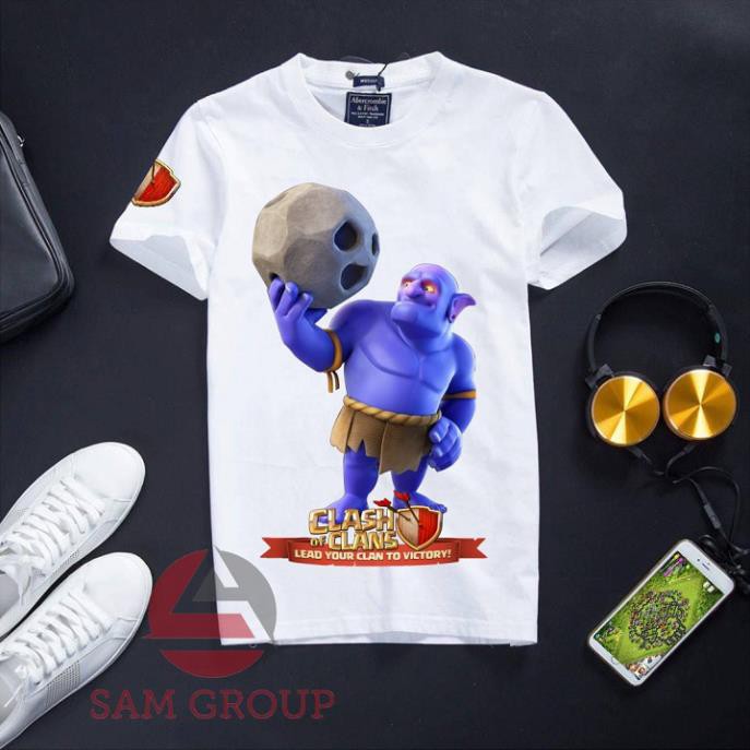 Áo Clash of Clans màu trắng cotton cực đẹp - The blow