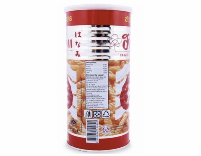 HANAMI Combo 3 Snack Tôm Thái lon 110g