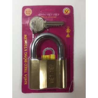 KHÓA CỬA PHÒNG ĐỒNG THAU VIỆT TIỆP 60MM (CHÍNH HÃNG)