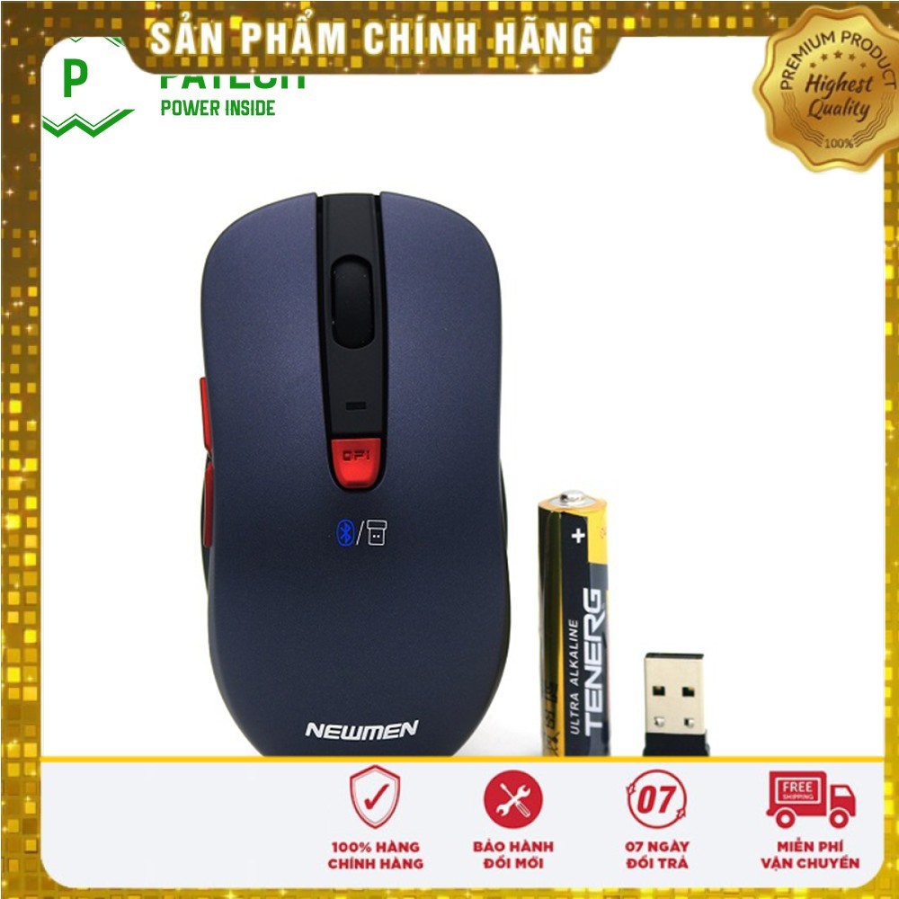 [ Free Ship ] Chuột không dây Newmen D358 / 2 kết nối - Hàng Chính Hãng