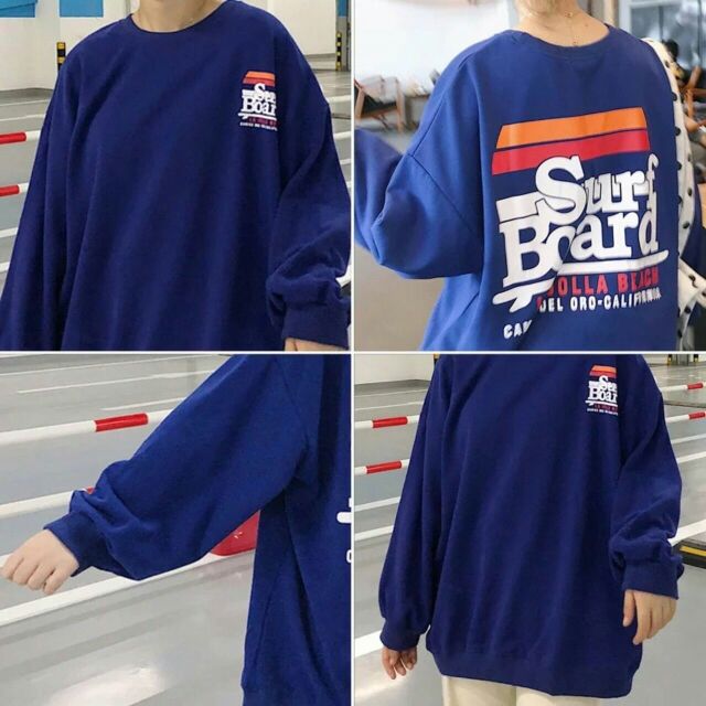 [ UNISEX ] Áo sweater nỉ thụng sẵn 2 màu