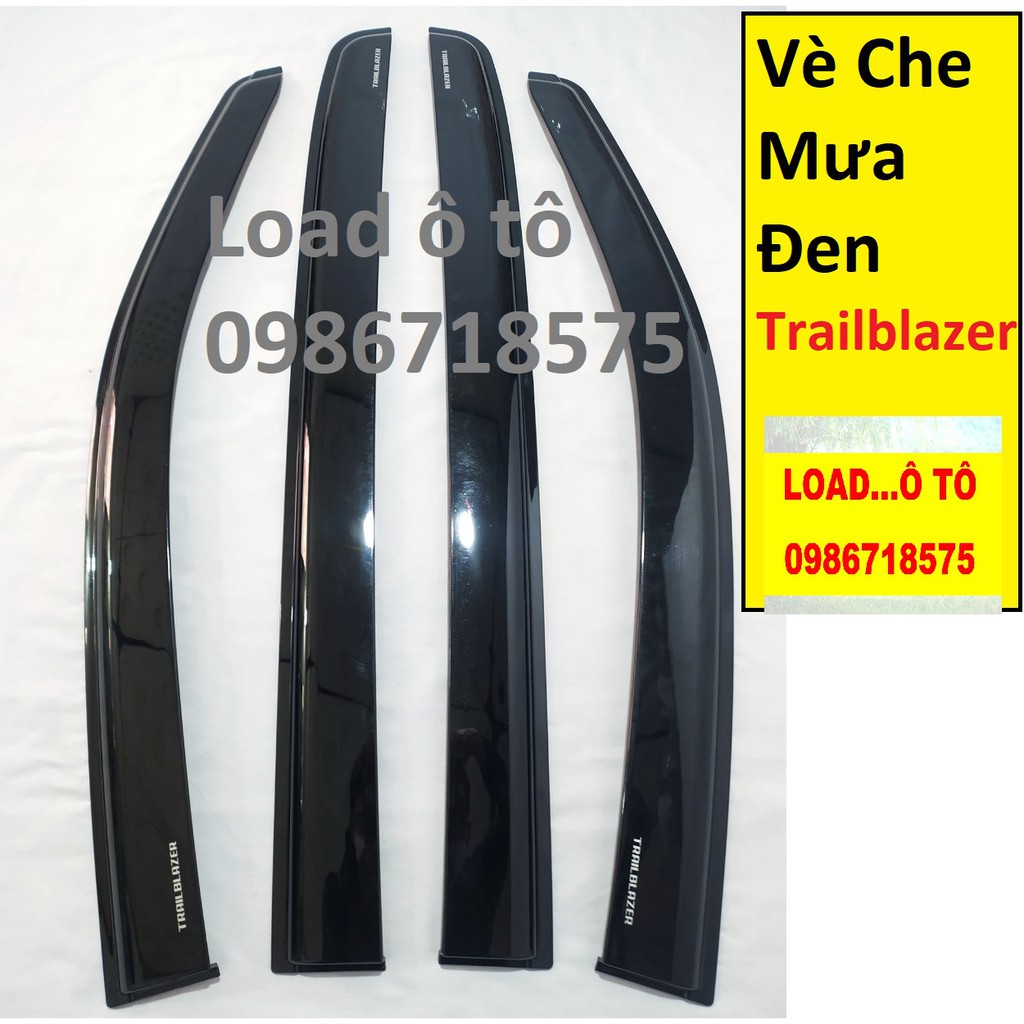 Vè Che Mưa Đen Traiblazer Nhựa ABS Cao Cấp