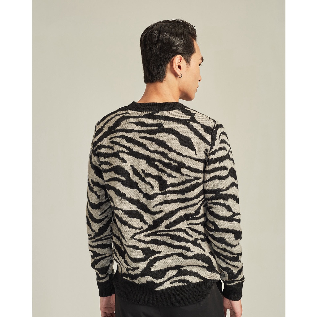 Áo len hoạ tiết nam HIGHWAY MENSWEAR Jason ghi