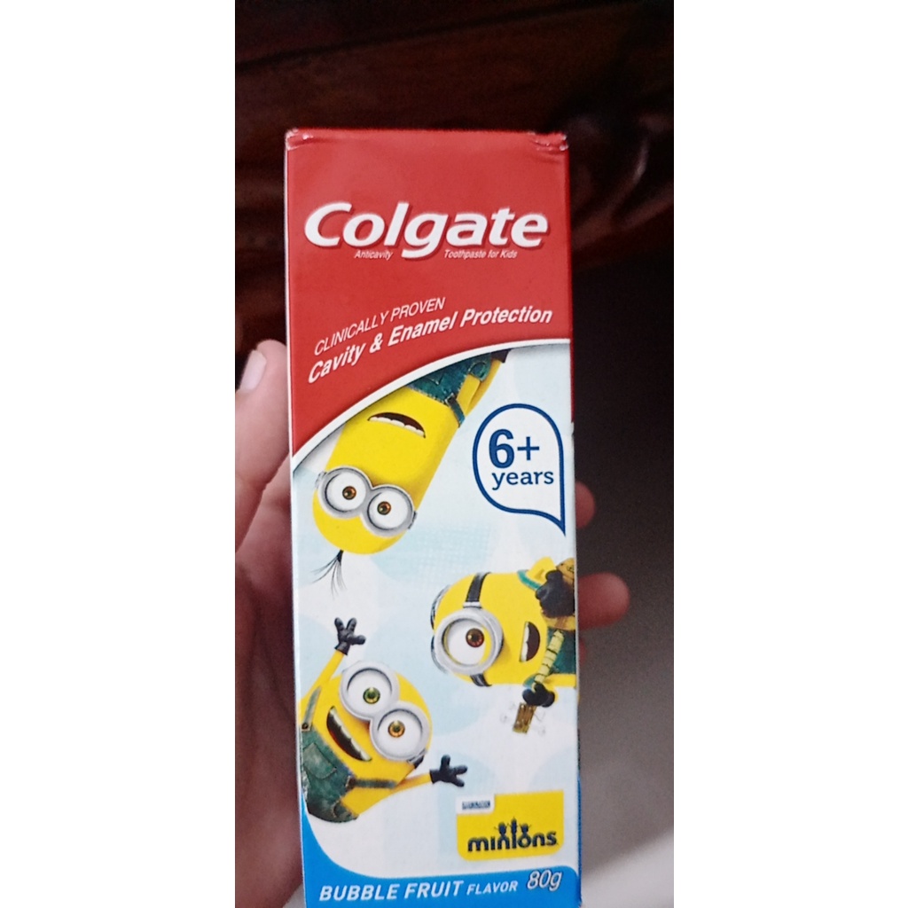 Kem đánh răng trẻ em hình minion dùng làm slam ( cận date )