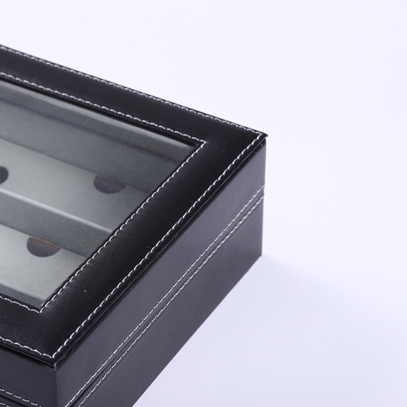 Flgo Hộp Da PU Nhiều Ngăn Đựng Đồng Hồ / Trang Sức Tiện Dụng