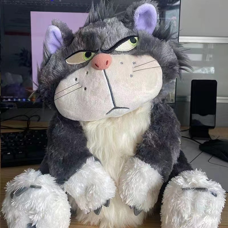 Thú Nhồi Bông Hình Mèo Lucifer Disney Cỡ 30/50cm