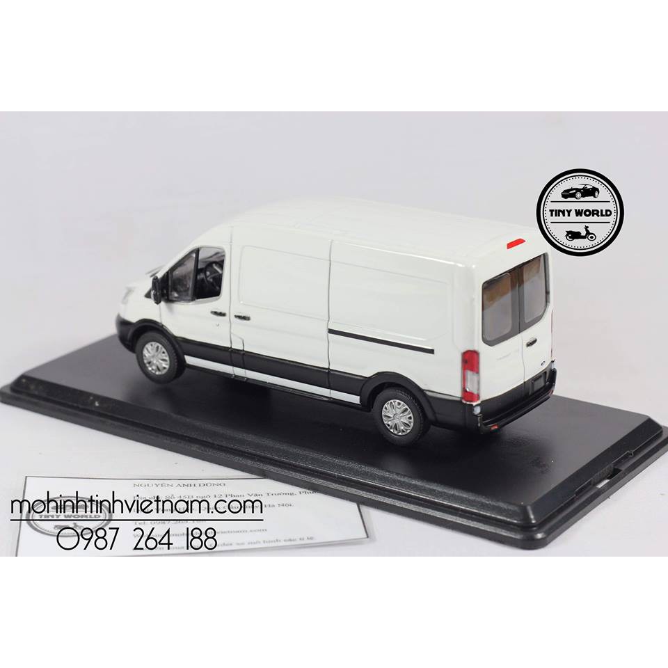 MÔ HÌNH Ô TÔ FORD TRANSIT 2015 (TRẮNG) 1:43 GREENLIGHT