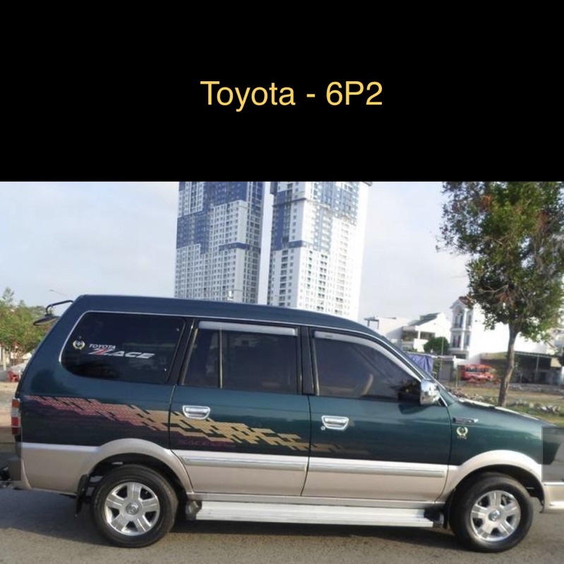 Sơn Ô tô Toyota Zace 6P2 màu xanh vỏ dưa