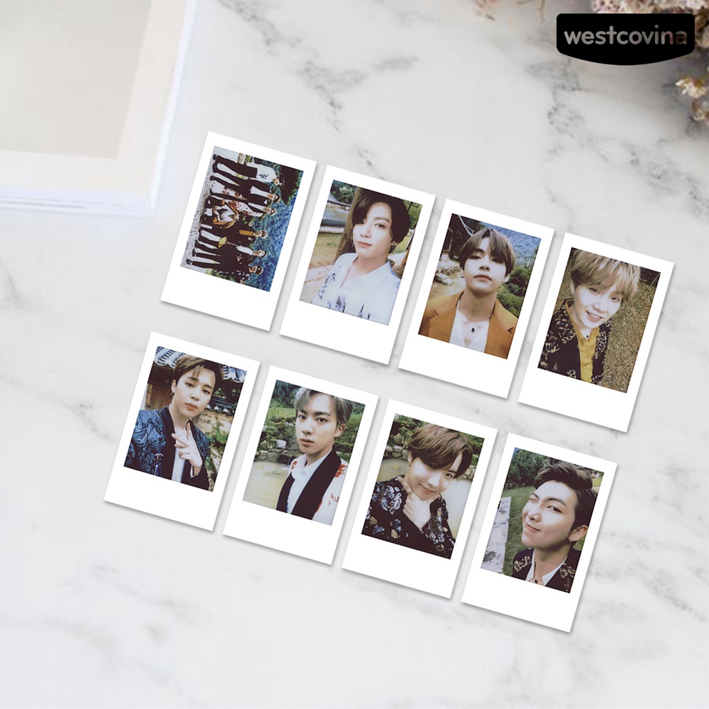 [Hot]✍Set 7/8 Tấm Thẻ In Hình Các Thành Viên Nhóm BTS