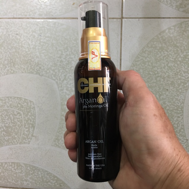 Tinh dầu chăm sóc tóc cao cấp CHI Argan Oil Moringa 89ml
