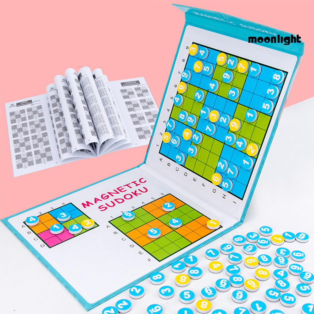 1 Bộ Đồ Chơi Sudoku Xếp Hình Có Thể Tái Sử Dụng Cho Bé