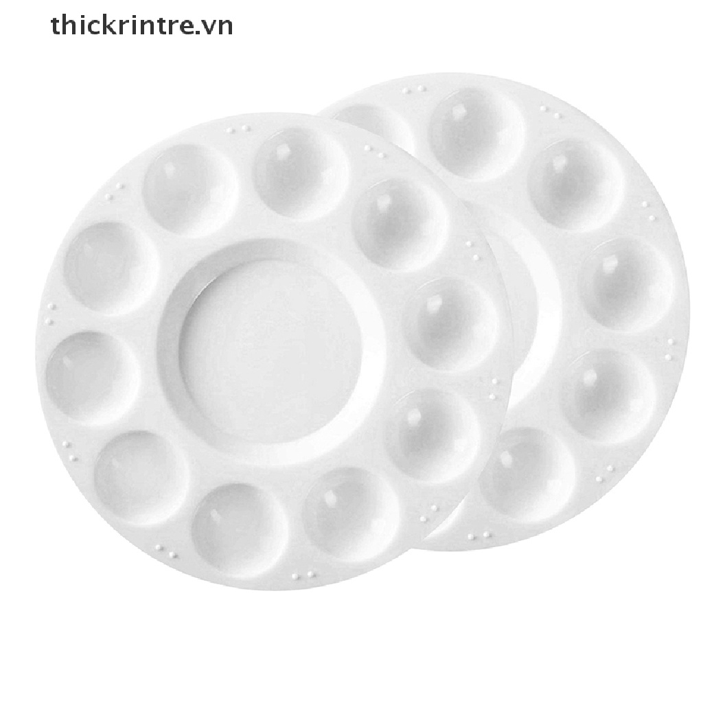 Bảng Pha Màu Nước 10 Ngăn Bằng Nhựa