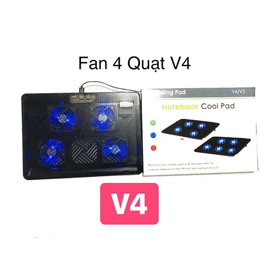 Đế Tản Nhiệt V4 - 4 Fan