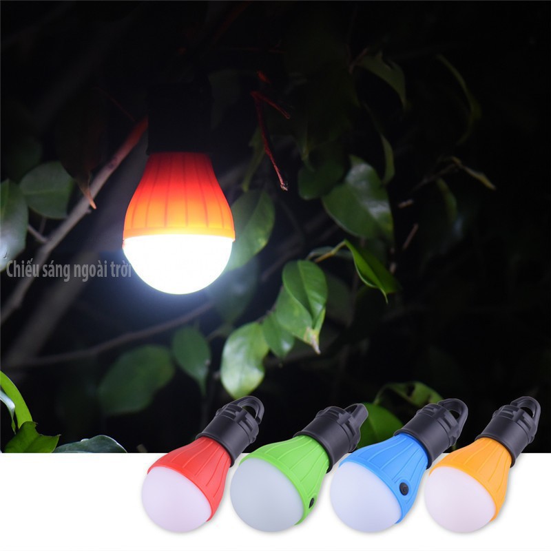 Đèn Treo Lều Cắm Trại Dã Ngoại - Đèn LED 3 bóng treo lều cắm trại 3 chế độ khẩn cấp chống thấm nước