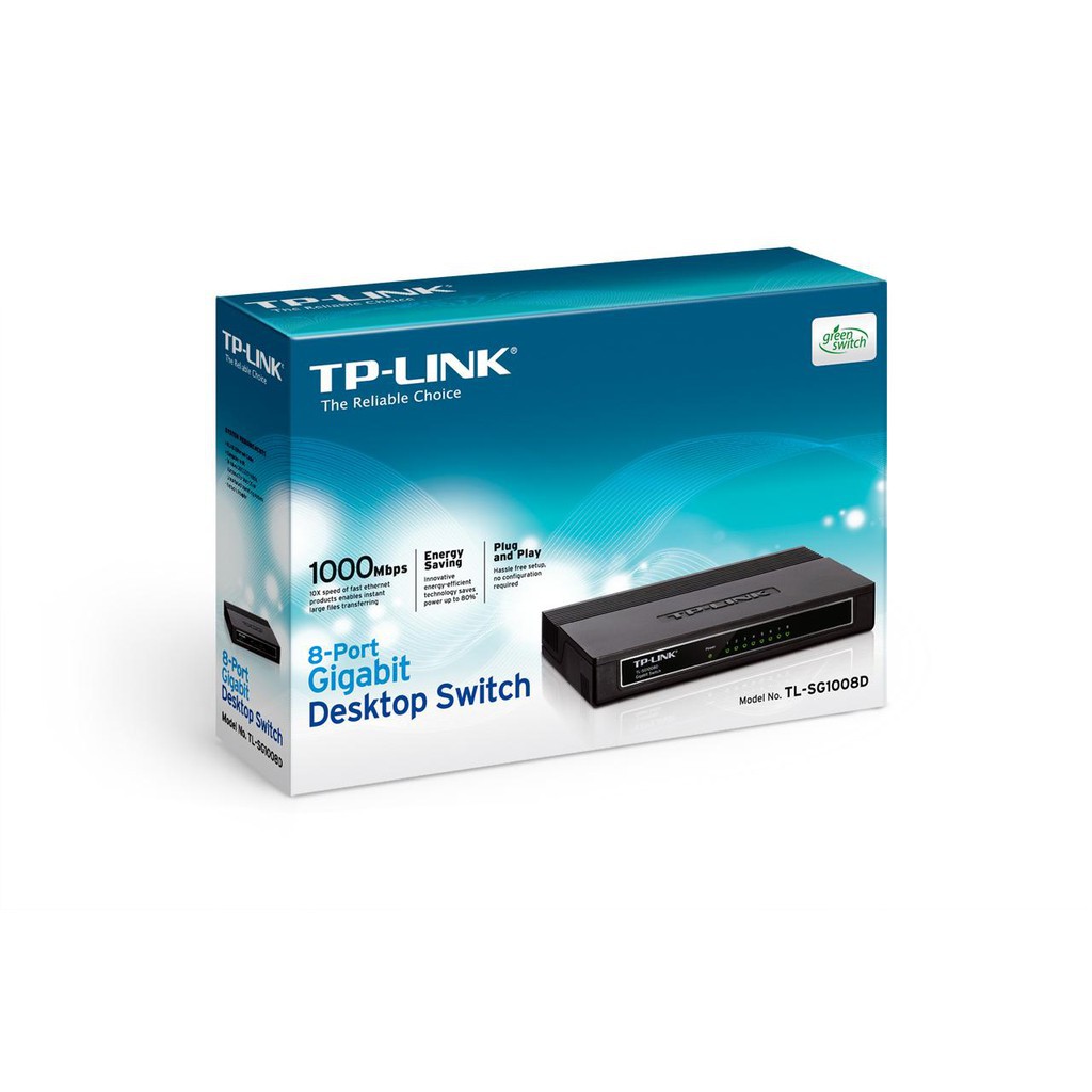 Switch chia mạng TP-LINK SG1008D chuẩn Giga