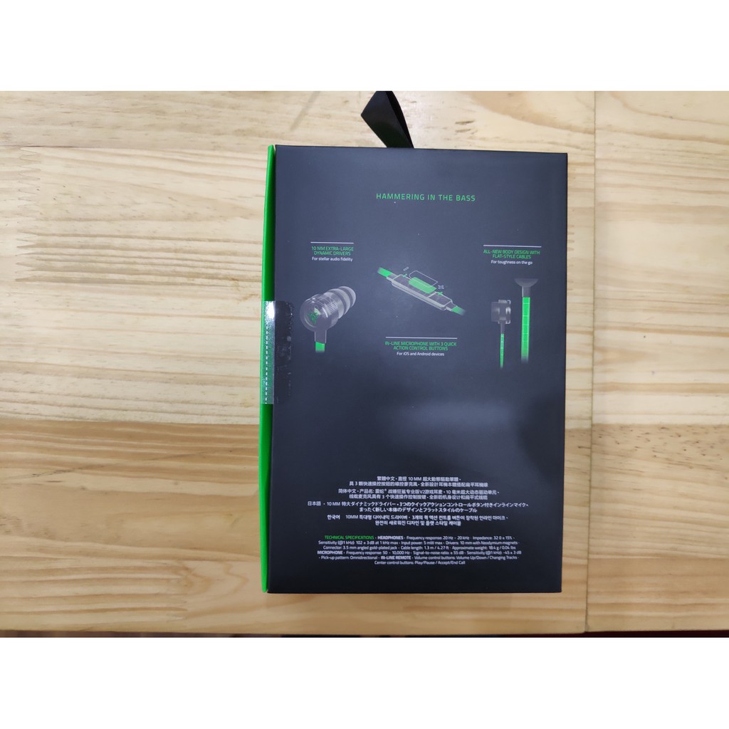Tai nghe Razer Hammerhead Pro V2  Mới 100% Fullbox hàng chất lượng