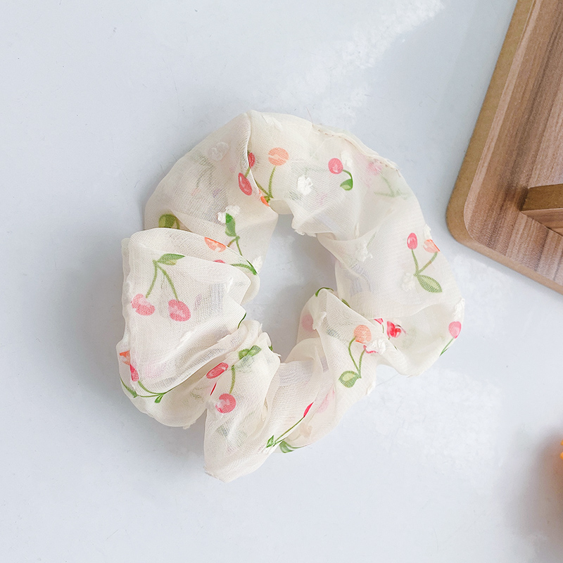 Dây Buộc Tóc Đính Hoa Xinh Xắn Cho Bé Gái