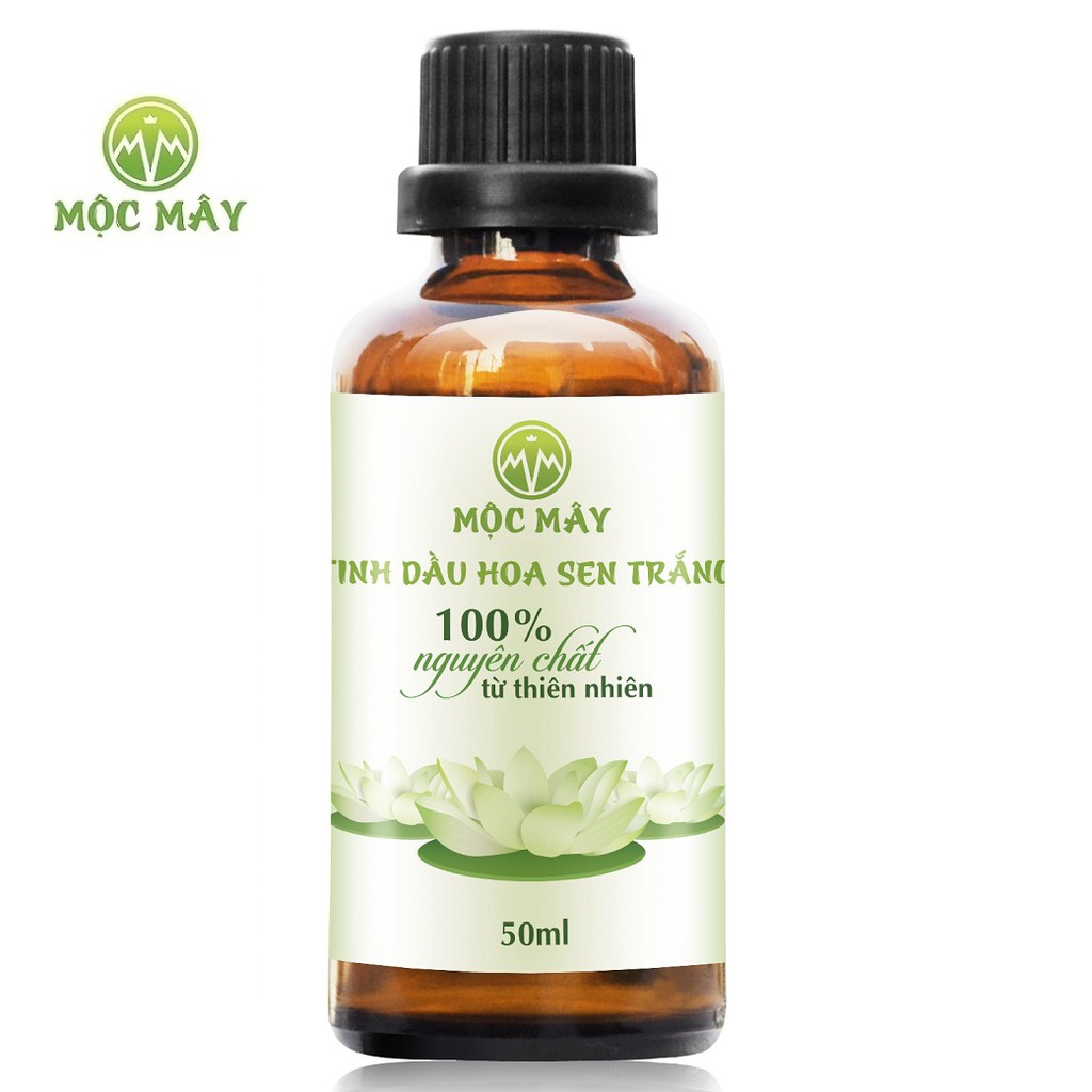 Tinh dầu hoa Sen trắng nguyên chất Mộc Mây 50ml