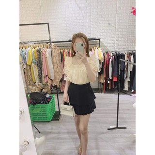 Áo cộc tay bánh bèo
