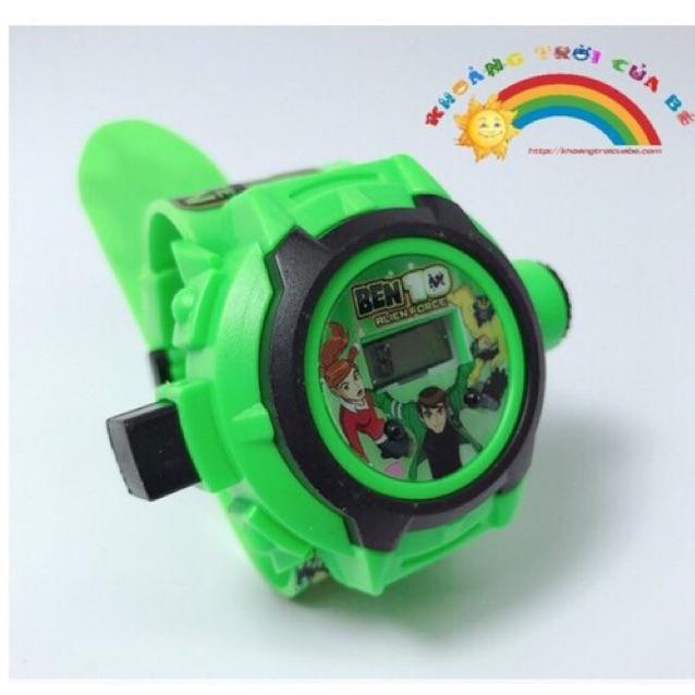 Đồng hồ Ben 10 chiếu hình nhân vật 3D siêu hot