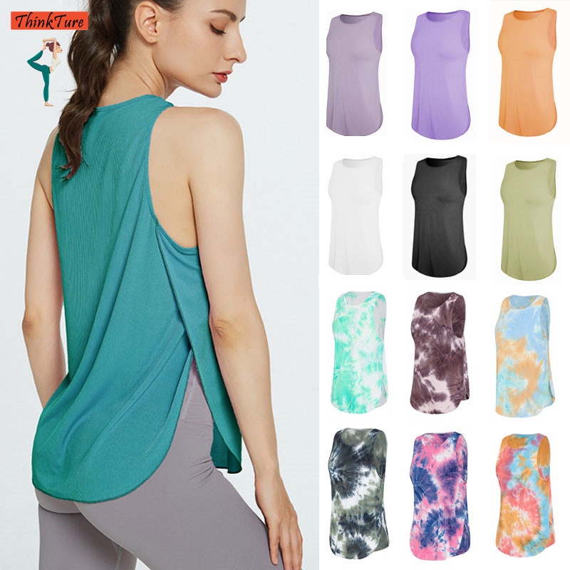 ThinkTure Women fitness Top yoga Áo Tank Top Không Tay Tank Top