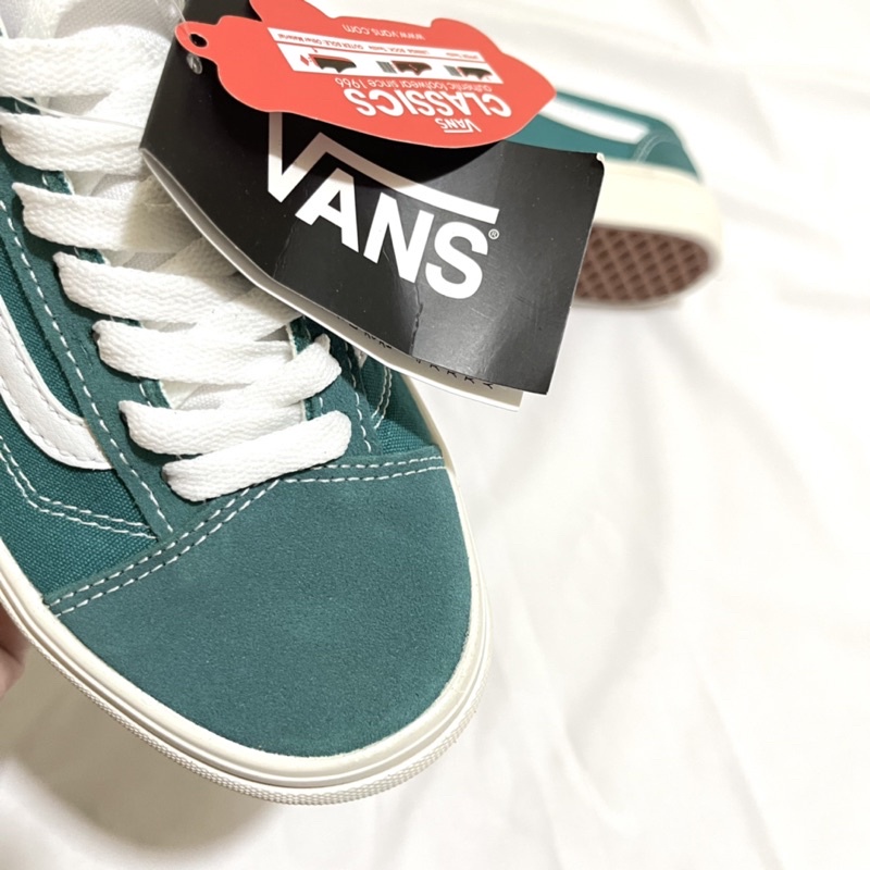 Giày Vans xanh lá kèm giấy gói cao cấp