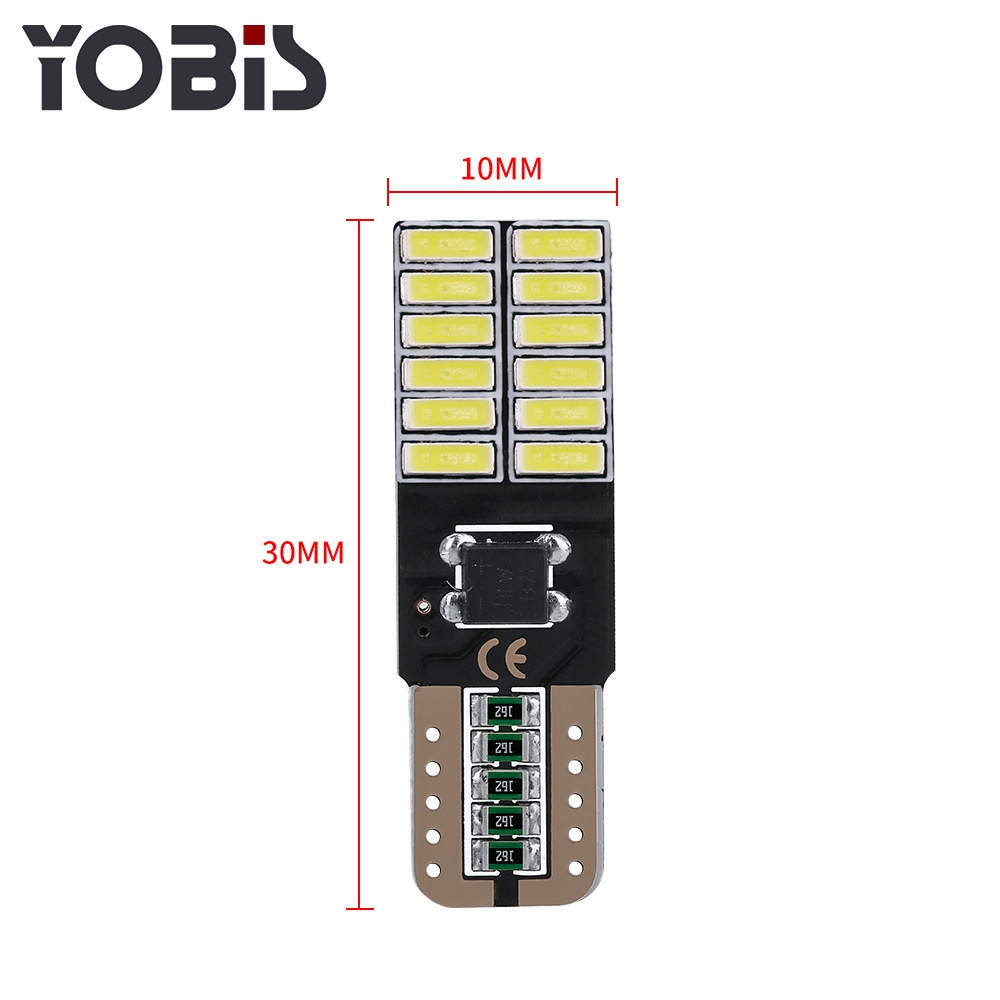 Bóng đèn LED T10 194 W5W 24 bóng, chip 4014 gắn biển số xe, đèn cốp, đèn cửa Ô Tô, xe máy chất lượng cao