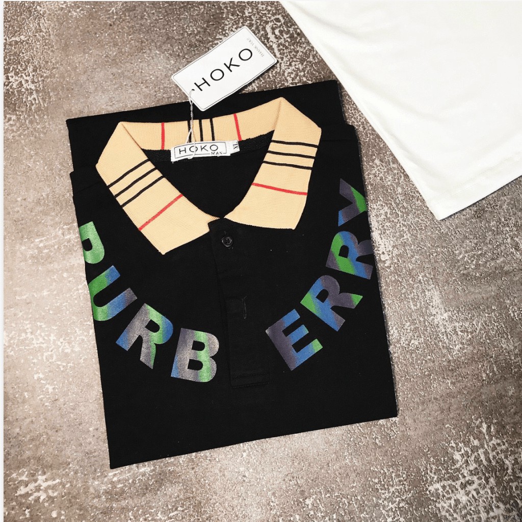 ÁO THUN NAM NỮ BUBBERRY CỰC ĐẸP , CỔ TRỤ SIÊU CHẤT , PHONG CÁCH MỚI HK