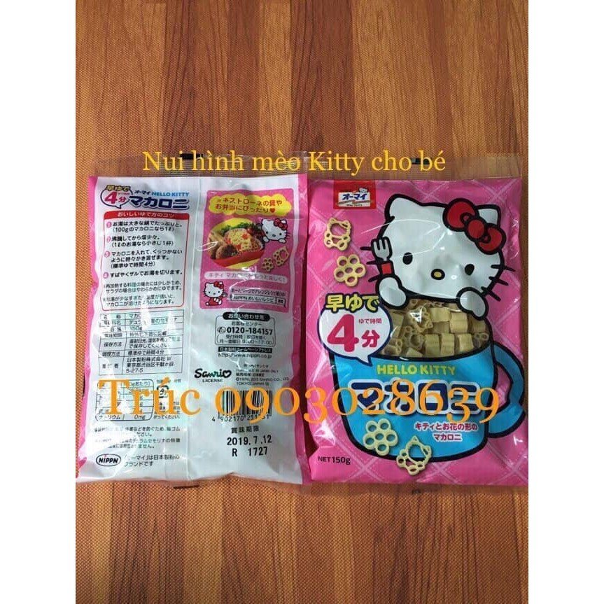 NUI HELLO KITTY 150GR – NUI DINH DƯỠNG CHO BÉ