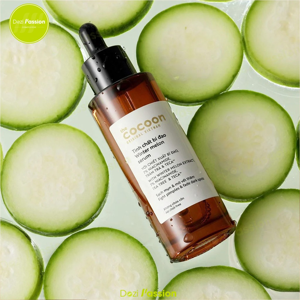 Serum Cocoon Chiết Xuất Bí Đao Giảm Mụn, Kiềm Dầu - Cocoon Winter Melon Serum 70ml