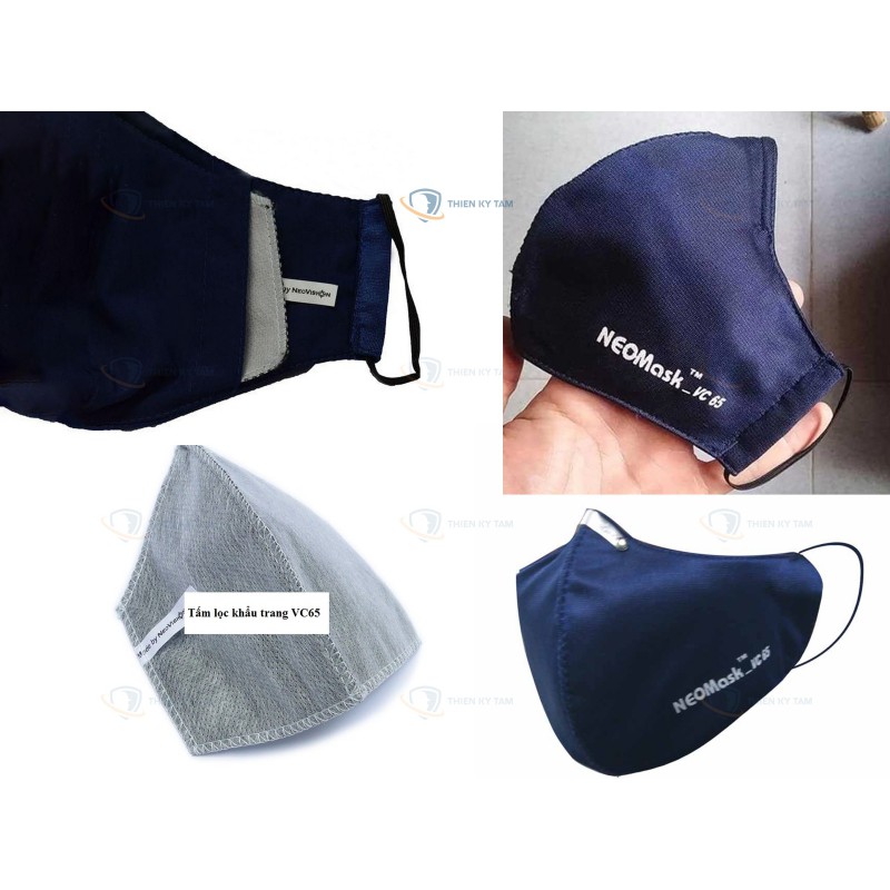 Khẩu trang than hoạt tính NeoMask vc 65