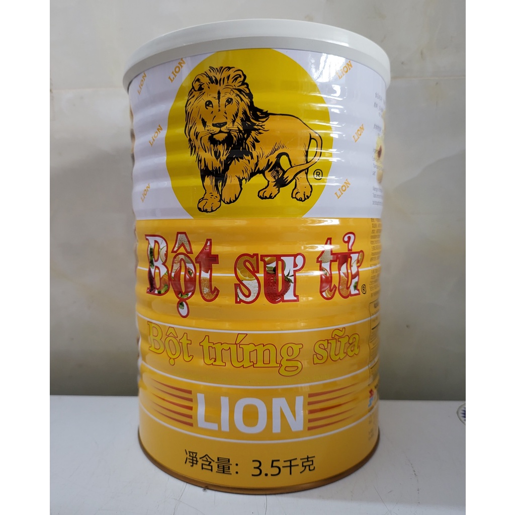 [HỘP LỚN 3.5kg] BỘT TRỨNG SỮA (Bột bắp hiệu Sư Tử) [China] LION Custard Powder (euf)