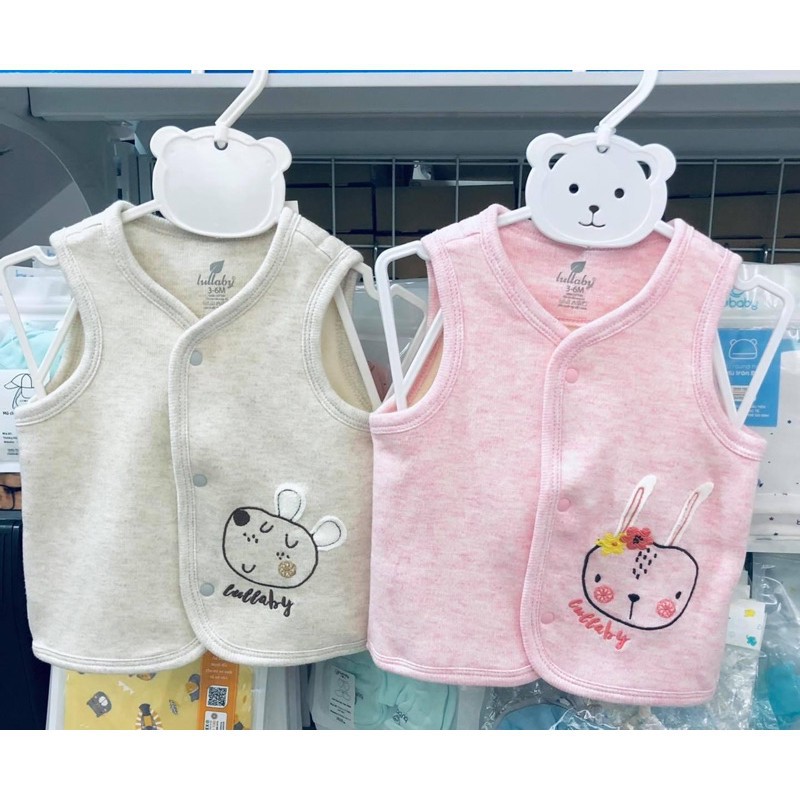 Áo gile lót bông Lullaby 3-12m