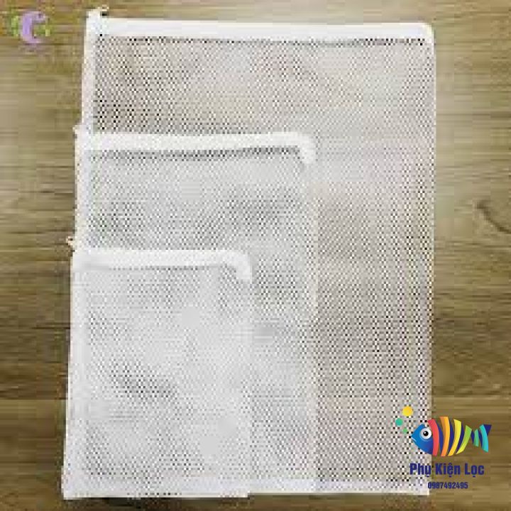 Túi Đựng Vật Liệu Lộc đen và trắng 30X40 và 20x30 Giúp Bạn Giảm Thời Gian Vệ Sinh Bể Lọc