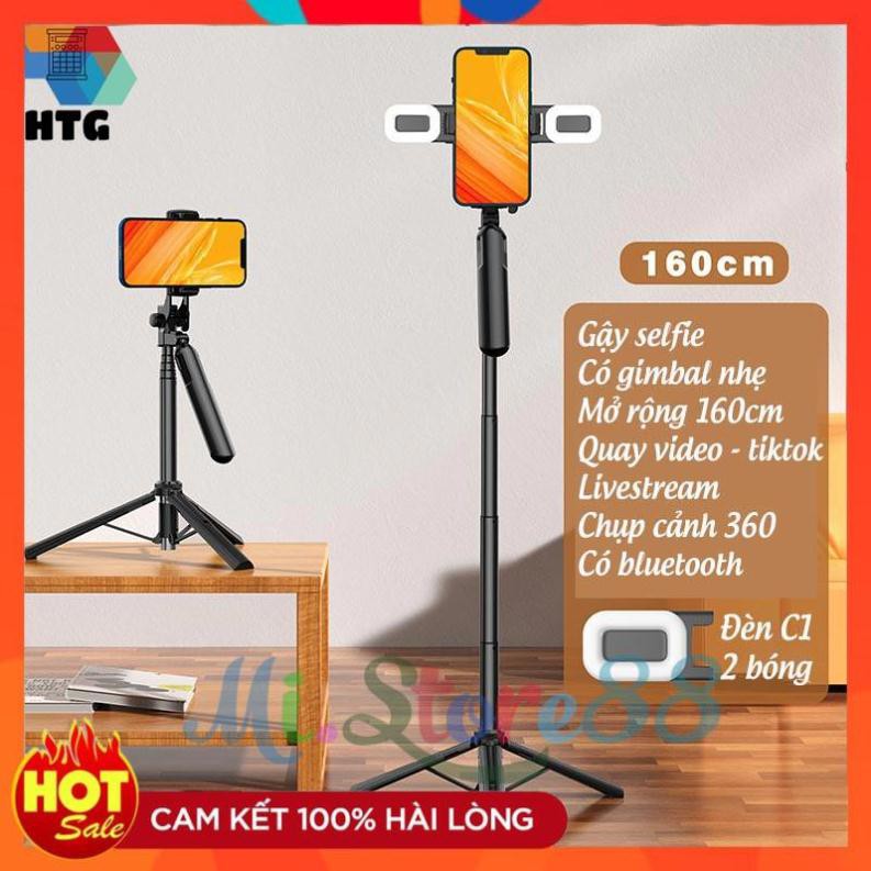 Gậy Chụp Hình Selfie Có Chống Rung, Siêu Dài, Quay Video Livestream - Tiktok, Chụp Toàn Cảnh 360, Có Bluetooth | BigBuy360 - bigbuy360.vn