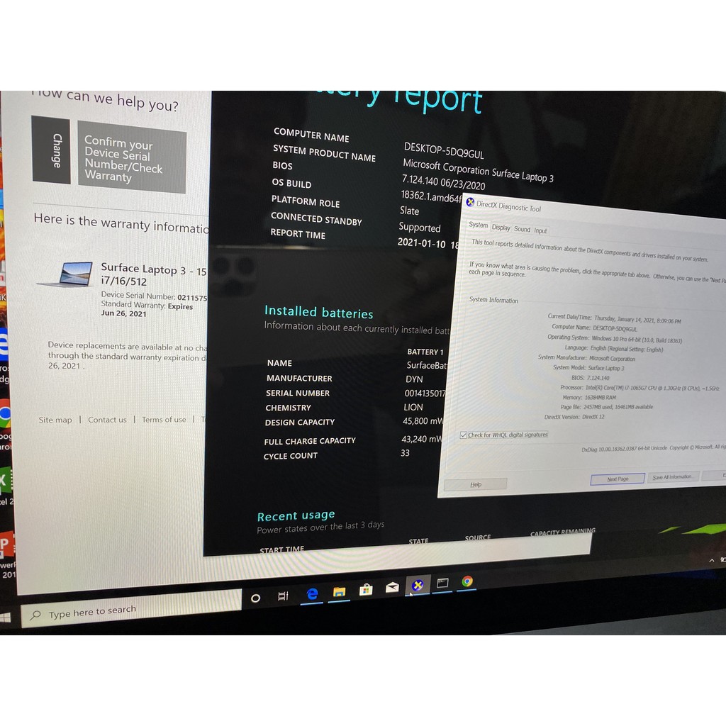 Microsoft Surface Laptop 3 15in, i7 1065G7, 16G, 512G, like new - ncthanh1212 | BigBuy360 - bigbuy360.vn