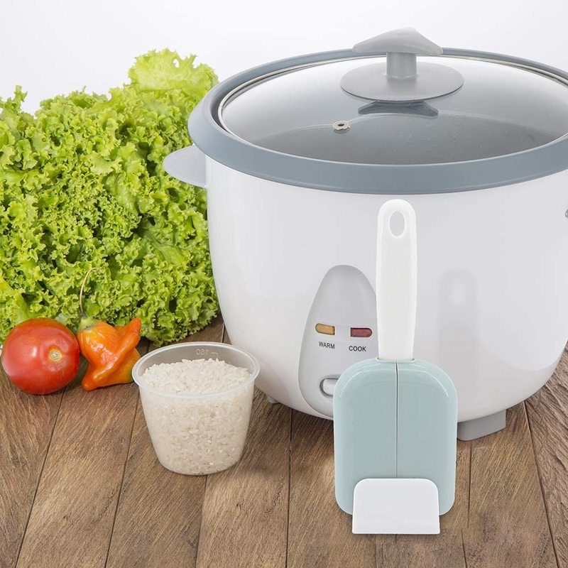 1 Muỗng Xới Cơm Di Động Không Dính Có Vỏ Tự Động Mở Và Đóng